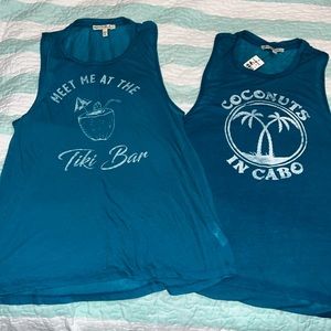 New , pair of lightweight tank tops